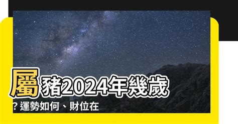 生肖豬幾歲|屬豬年份｜2024年幾歲？屬豬出生年份+歲數一